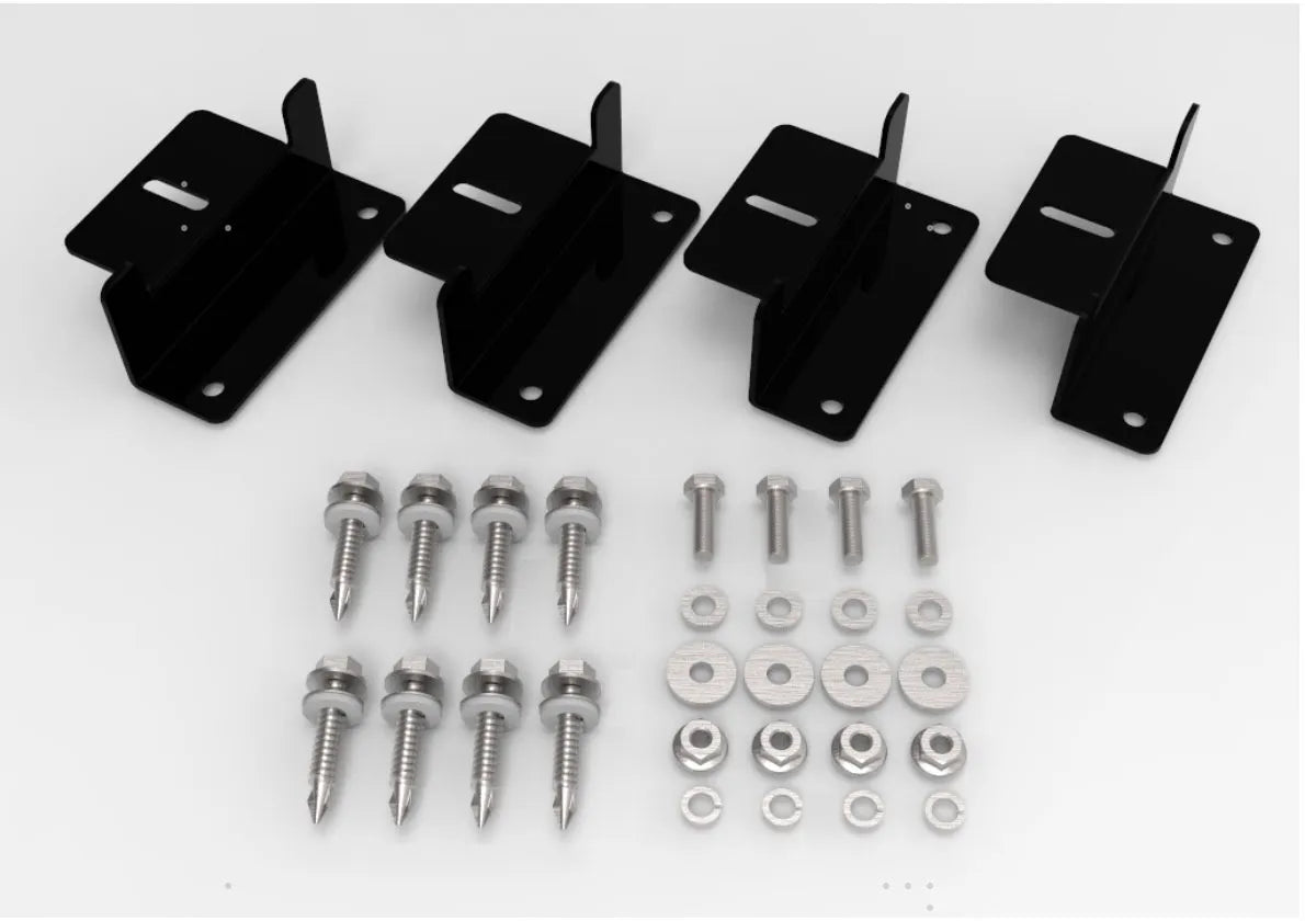 EcoFlow 2 x 400W Zonnepaneel Combinatie Vaste Montage