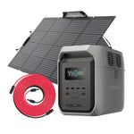 EcoFlow Delta 3 1500 powerstation met zonnepaneel