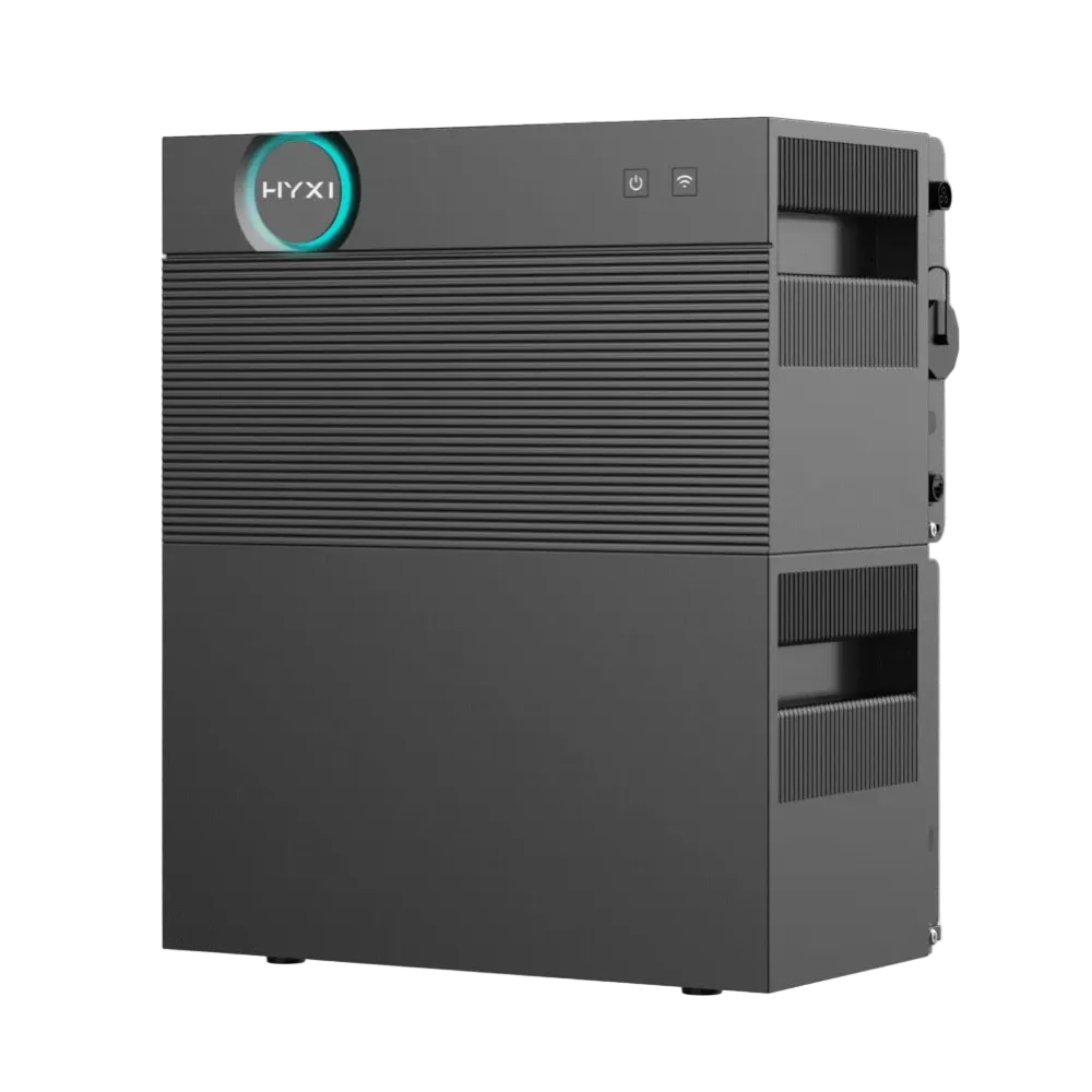 HYXi Halo plugin batterij HYX-MS3000AC met een extra accu moduleHYX-MS3000B voor in totaal 6kWh opslag