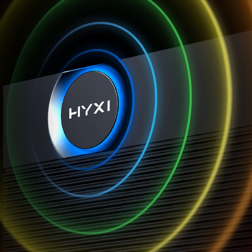 Hyxi Halo plugin batterij display met lichtsignalen ter indicatie over de laadstatus