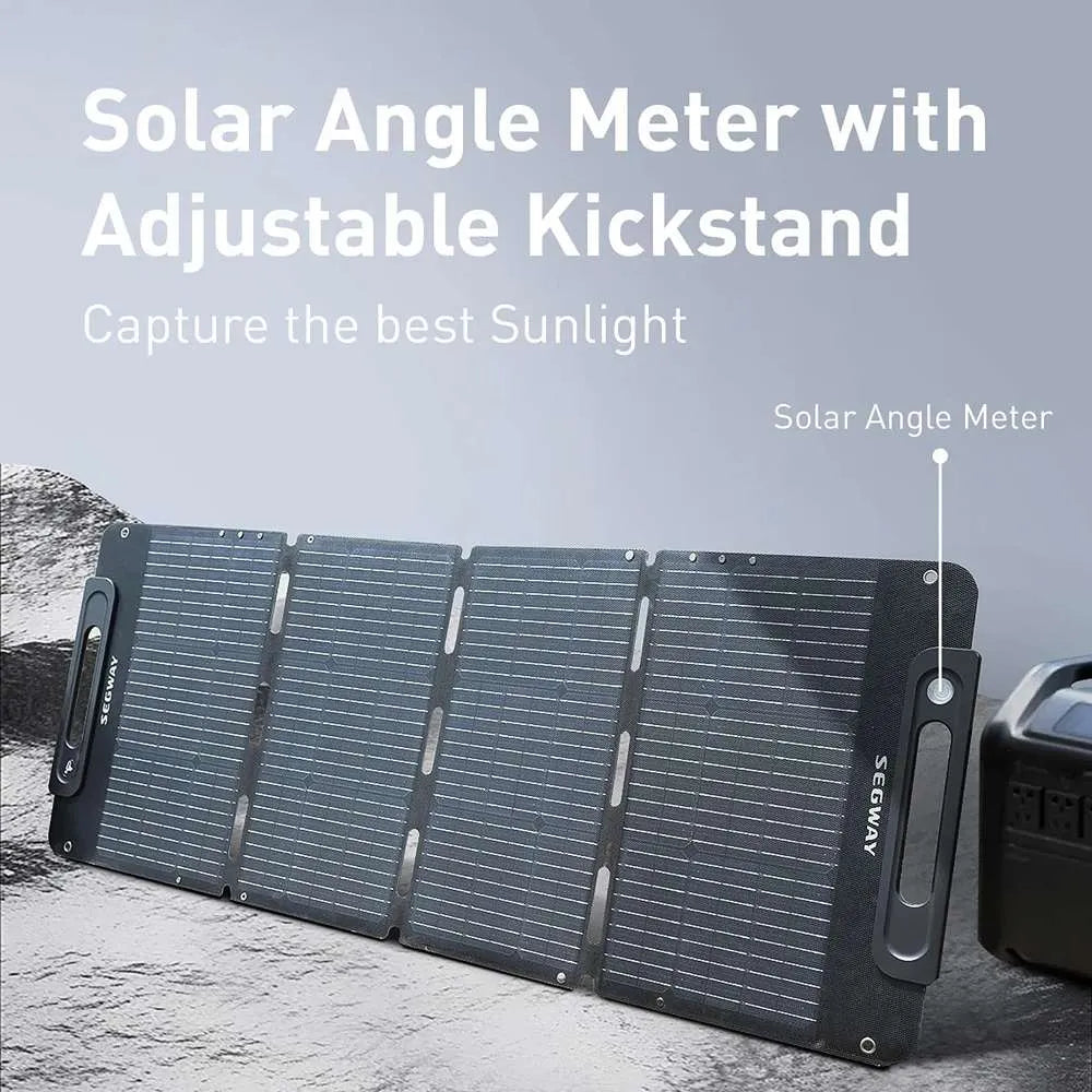 Segway SP100 met ingebouwde solar angle guide voor het bepalen van de juiste hoek ten opzichte van de zon