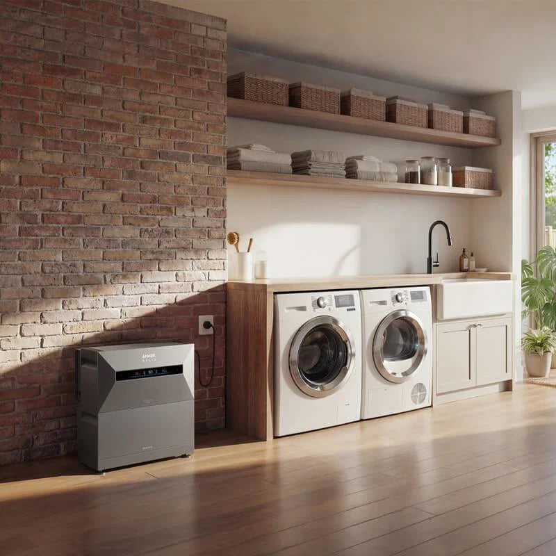 Anker Solix Solarbank max ac 7 kWh plug-in thuisbatterij met 3500W maximale ontlading