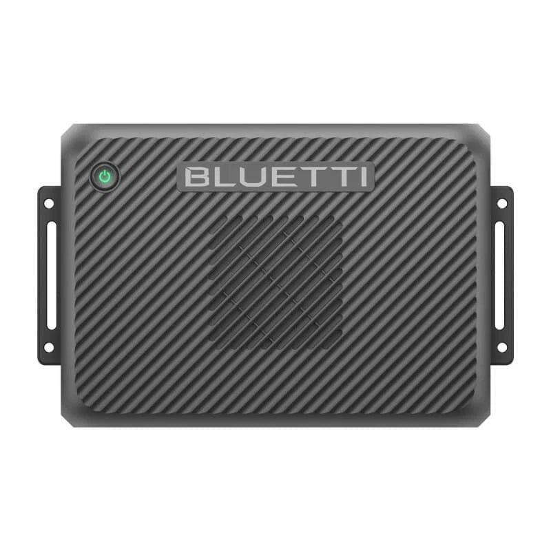 Bluetti charger 2 voor het opladen tijdens het rijden en via een vast zonnepaneel.