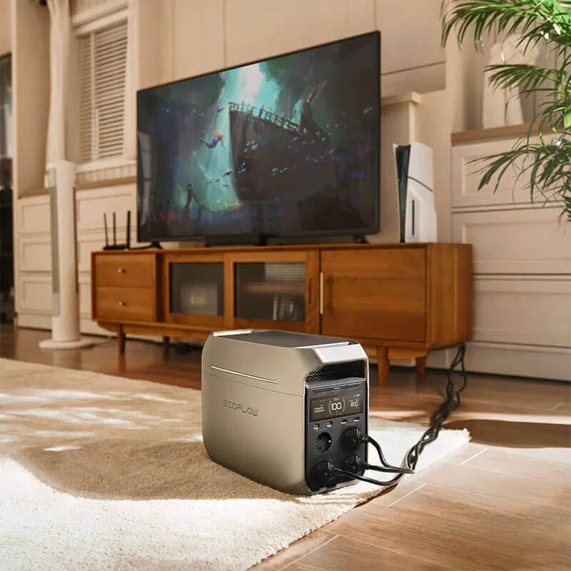 EcoFlow Delta 3 Plus power station als noodstroomvoorziening en back-up