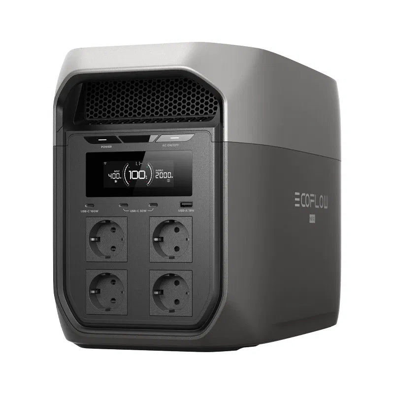 Ecoflow delta 3 max 2048 wh 2400 w vermogen