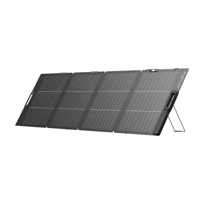 EcoFlow 220W lichtgewicht en dubbelzijdig zonnepaneel met vaste xt60 aansluiting.
