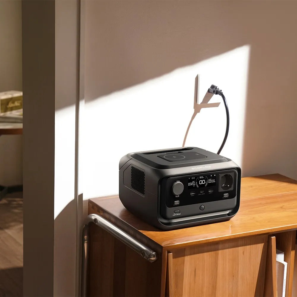 EcoFlow River 3 Plus Wireless met losse magnetische powerbank