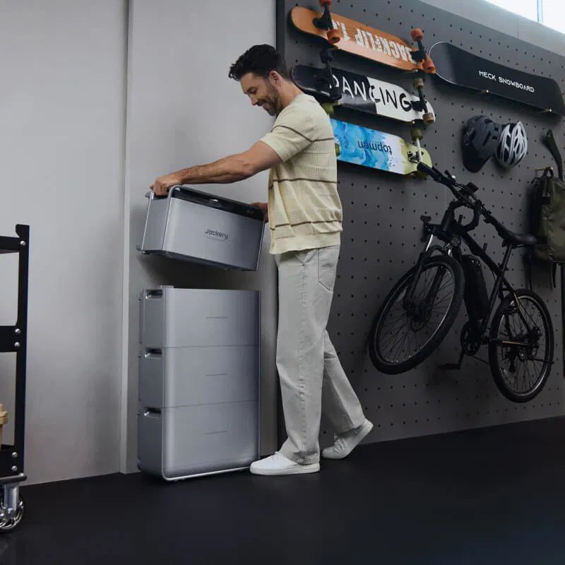 Jackery SolarVault 3 Pro Max AC uitbreidbare plugin thuisbatterij 2500 W vermogen