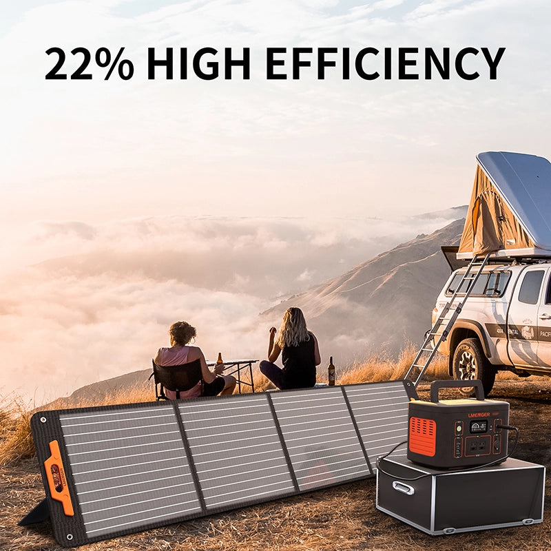 LMENGER 200W Draagbaar Zonnepaneel