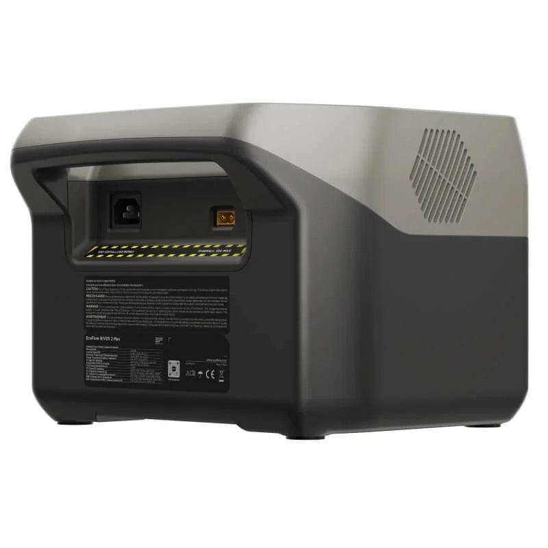 EcoFlow river 2 max powerstation achterzijde