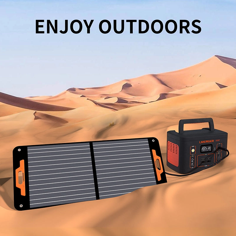 LMENGER 100W Draagbaar Zonnepaneel