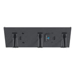 Bluetti PV420 draagbaar zonnepaneel achterzijde staand met drie uitklapbare poten