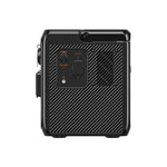 Bluetti AC60P powerstation zijkant met aansluitingen voor zonnepaneel en ac adapter