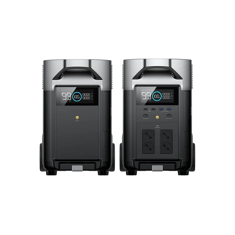 EcoFlow Delta Pro powerstation met EcoFlow delta pro extra accu