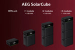 AEG Solarcube AS-BBL09 plugin batterij eenvoudig uit te breiden van 4.8 kWh naar 14.4 kWh