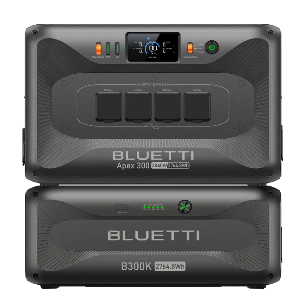 Bluetti Apex 300 + B300K2 batterij