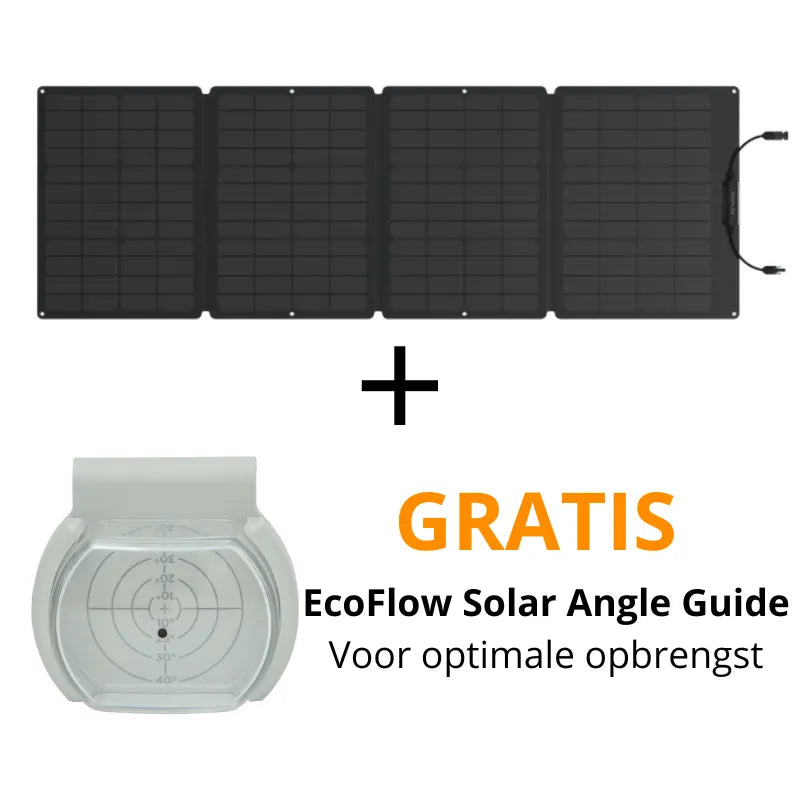 EcoFlow 400W Draagbaar Zonnepaneel + gratis EcoFlow Solar Angle Guide