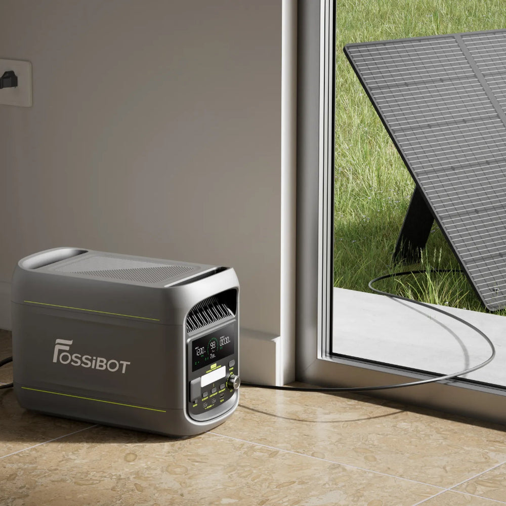 Fossibot F1800 Power station met zonnepaneel