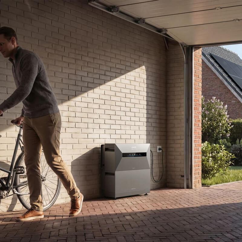 Anker Solix Solarbank max ac 7 kWh plug-in thuisbatterij met 3500W maximale ontlading