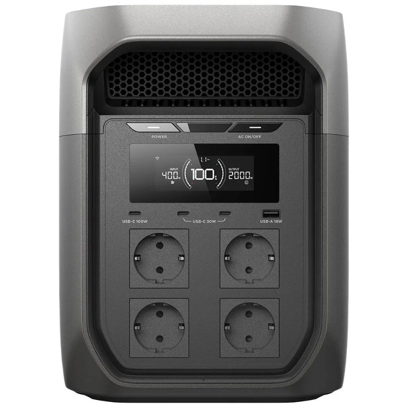 EcoFlow Delta 3 Max Power Station 2048 Wh en 2400 W vermogen