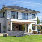 EcoFlow Delta 3 power station met zonnepanelen als back-up stroomvoorziening 