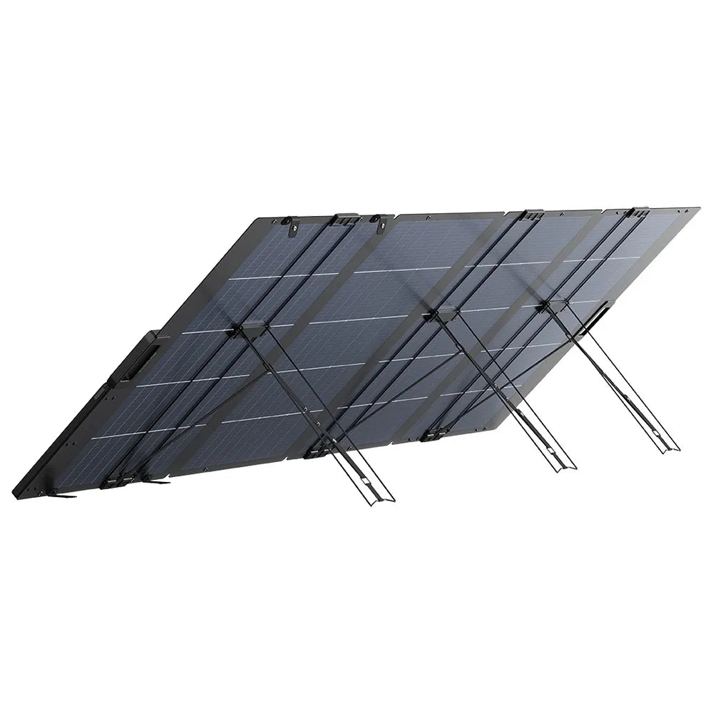 EcoFlow NextGen 400W Opvouwbaar Zonnepaneel in verschillende hoeken te stellen