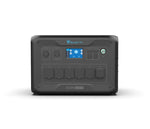 Bluetti AC500 powerstation voorzijde met alle in en uitgangen