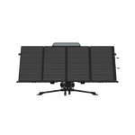 EcoFlow solar tracker gemonteerd met zonnepaneel erop